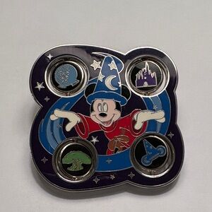 2008 Disney Silver Theme Park Pin